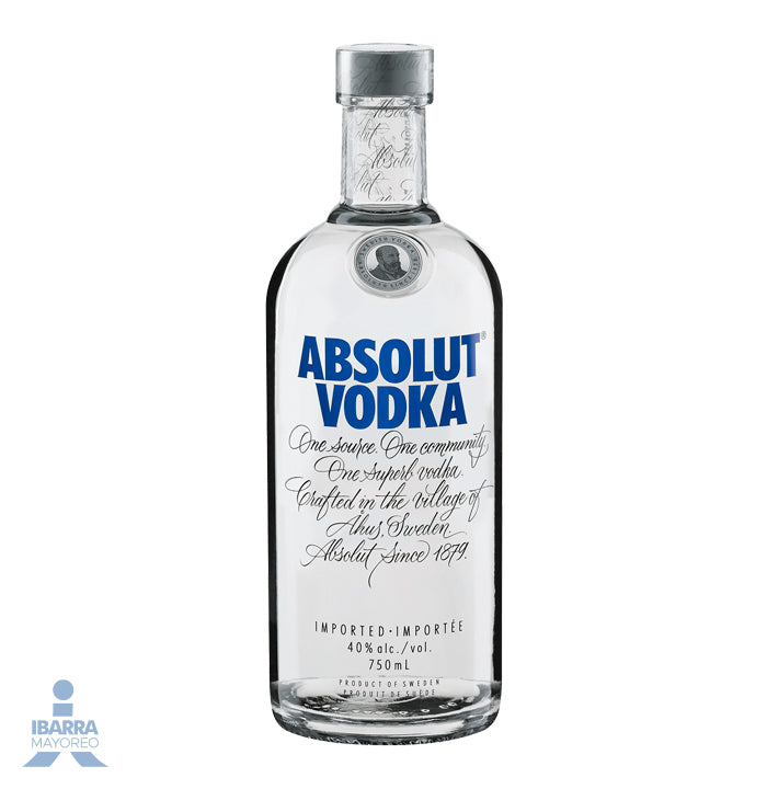Absolut Azul Vodka Absolut Azul 750 ml – Mayorista Ibarra