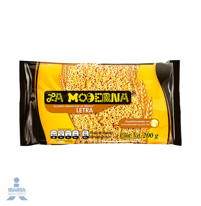 Pasta La Moderna Letras 200 g