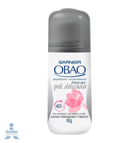 Desodorante Obao Mujer Piel Delicada Roll On 65 g