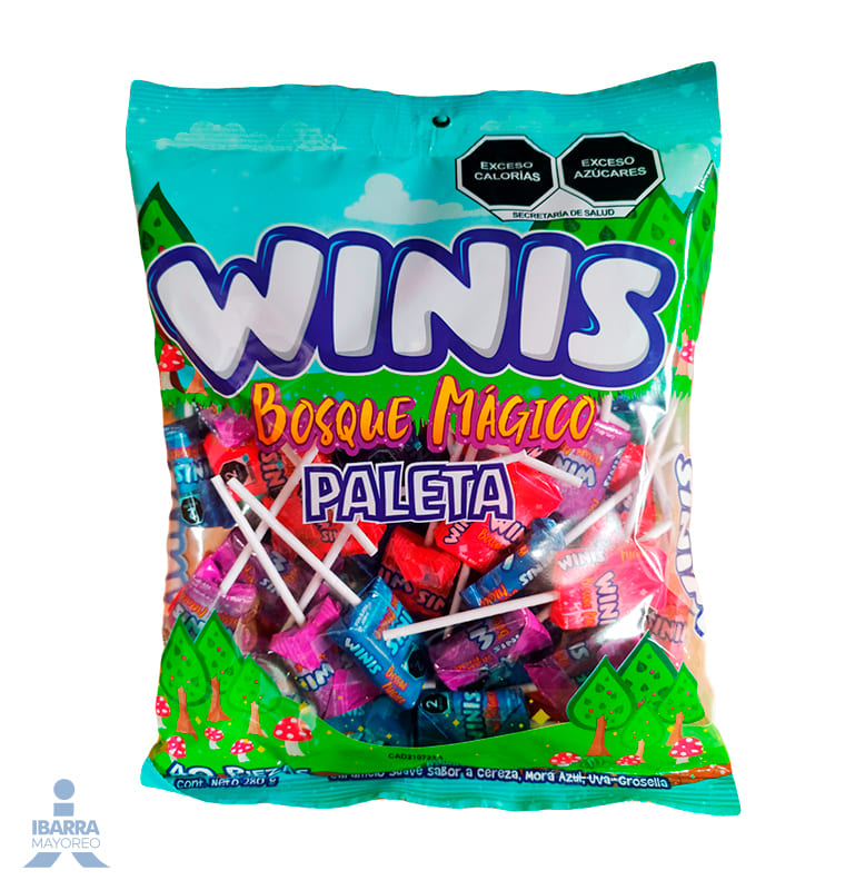 Paleta Winis Bosque Mágico 40 pzas.