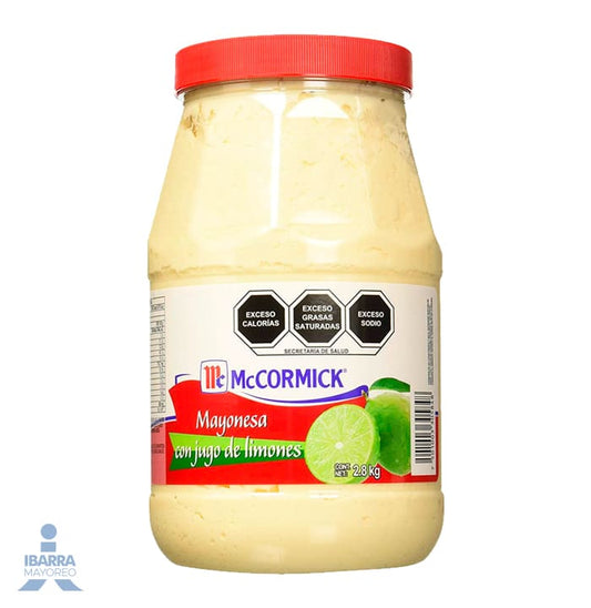Mayonesa McCormick con Limón 2.8 kg