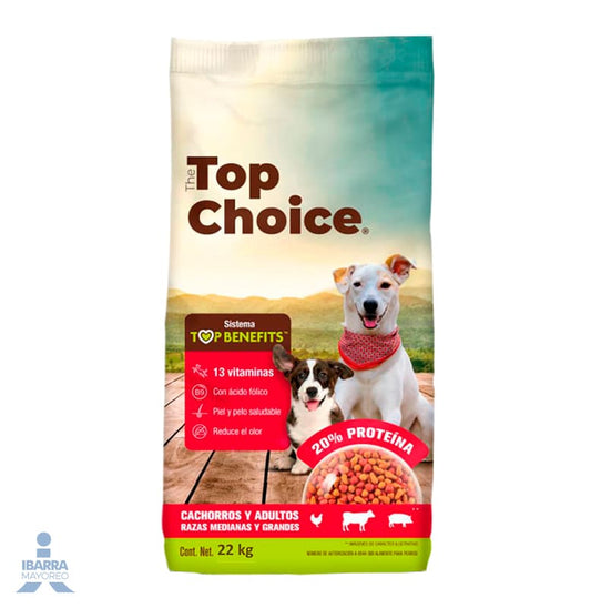 Alimento Ganador Top Choice 22 kg