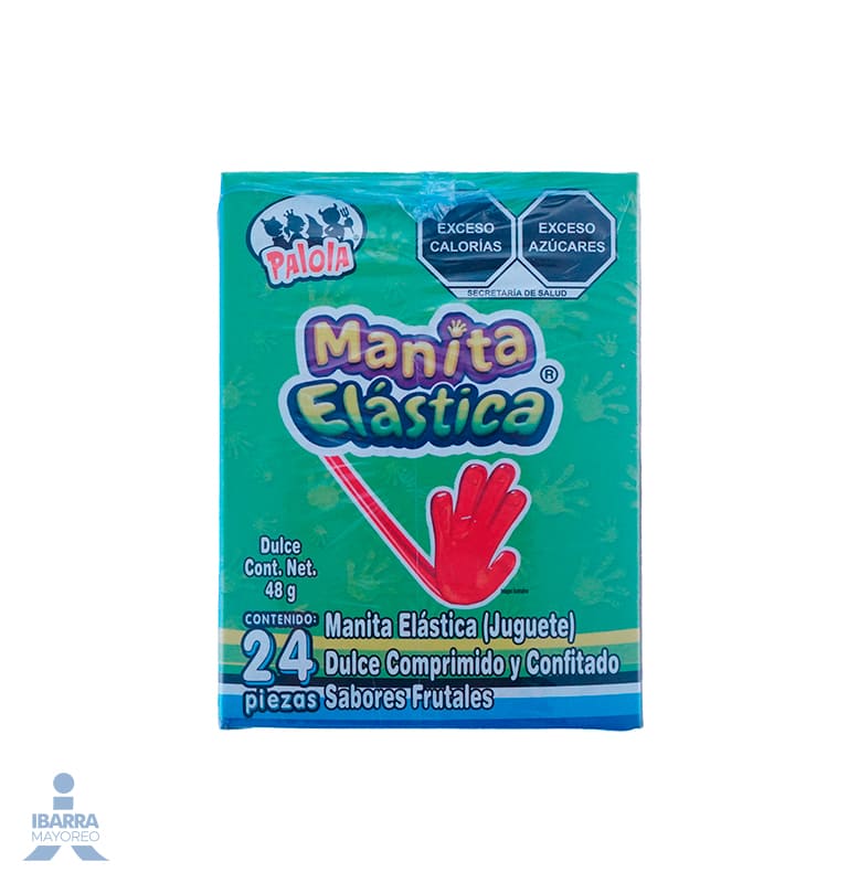 Dulce Las Delicias Manita Elástica 24 pzas.
