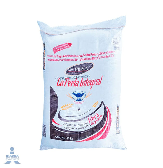 Harina de Trigo La Perla Integral 25 kg