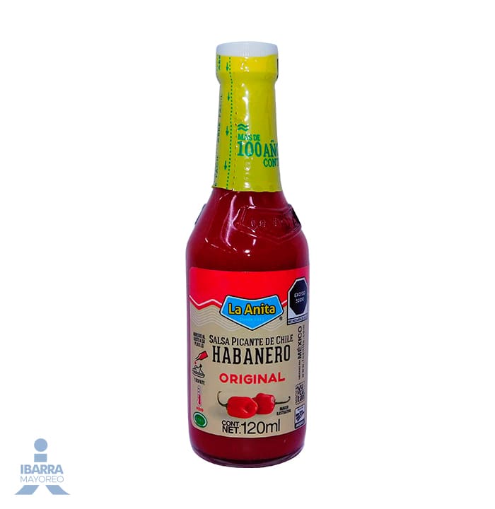 Salsa Habanera Roja La Anita 120 ml