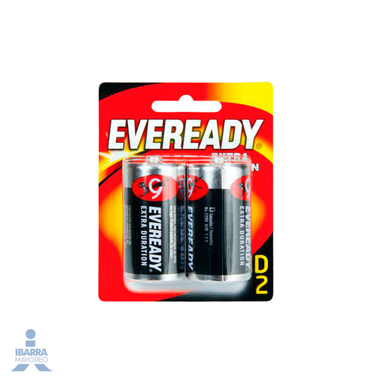 Batería Eveready D 12 pzas.