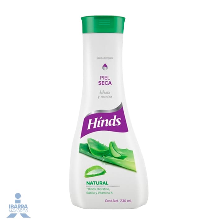 Crema Hinds Naturals Piel Reseca 230 ml