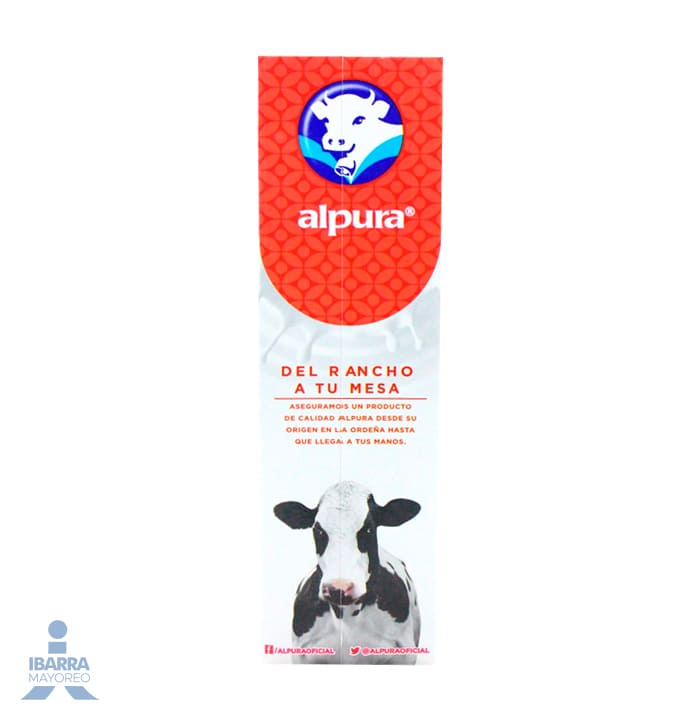 Leche Alpura Semidescremada 1 L