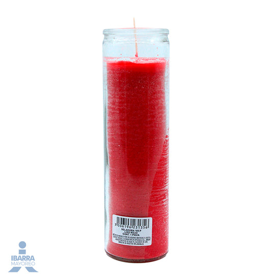 Veladora Mística Lisa Roja 105P