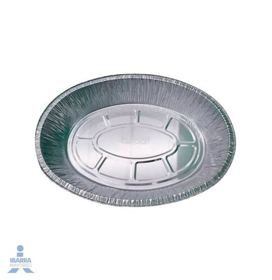 Charola Aluminio Alufácil Ovalada