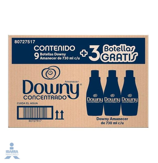 Suavizante Downy Concentrado Amanecer 9/730 ml + 3