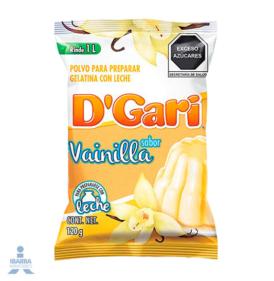 Gelatina D Gari Vainilla Leche 120 g