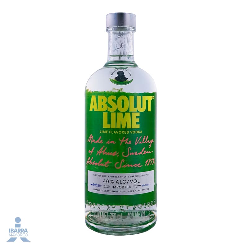 Vodka Absolut Lime 750 ml