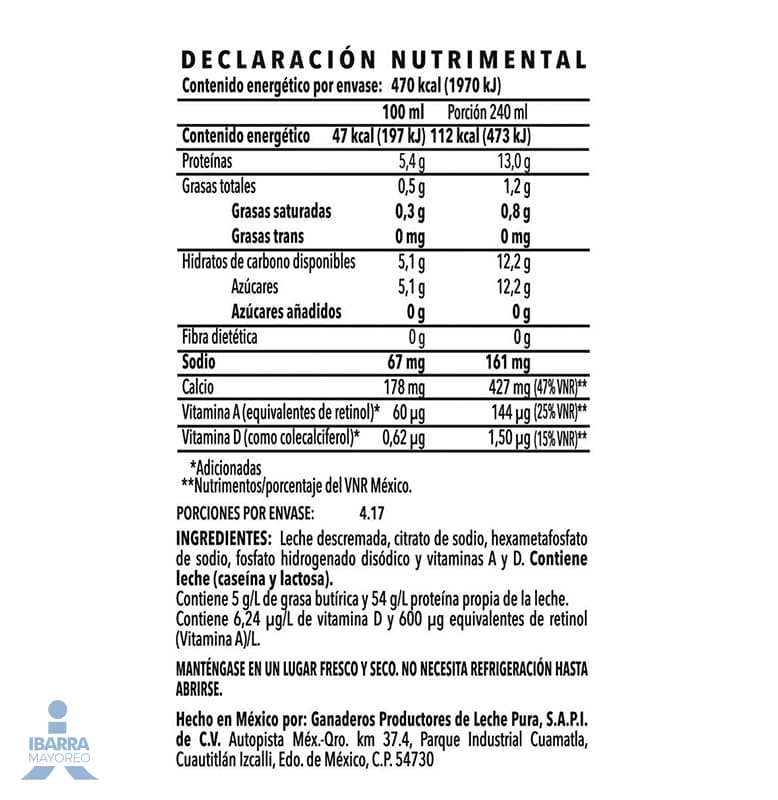 Leche Alpura Pro Baja en Grasa 1 L
