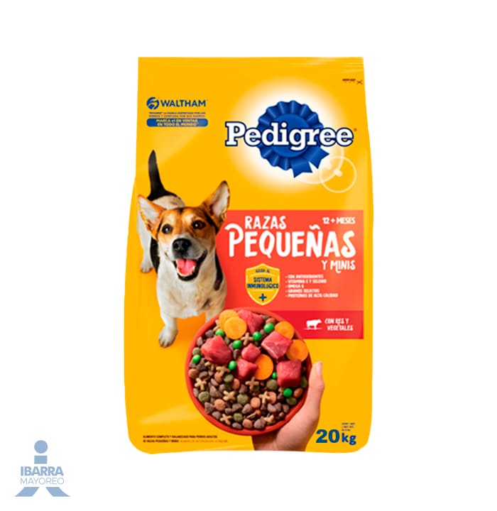 Alimento Pedigree Razas Pequeñas 20 kg