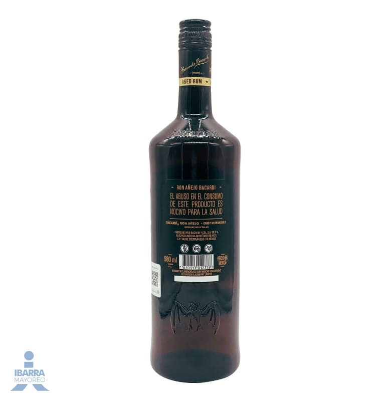 Ron Bacardí Añejo 980 ml