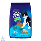 Felix Triple Delicious Mar alimento seco gatos adultos camarón salmón atún 1.5 kg
