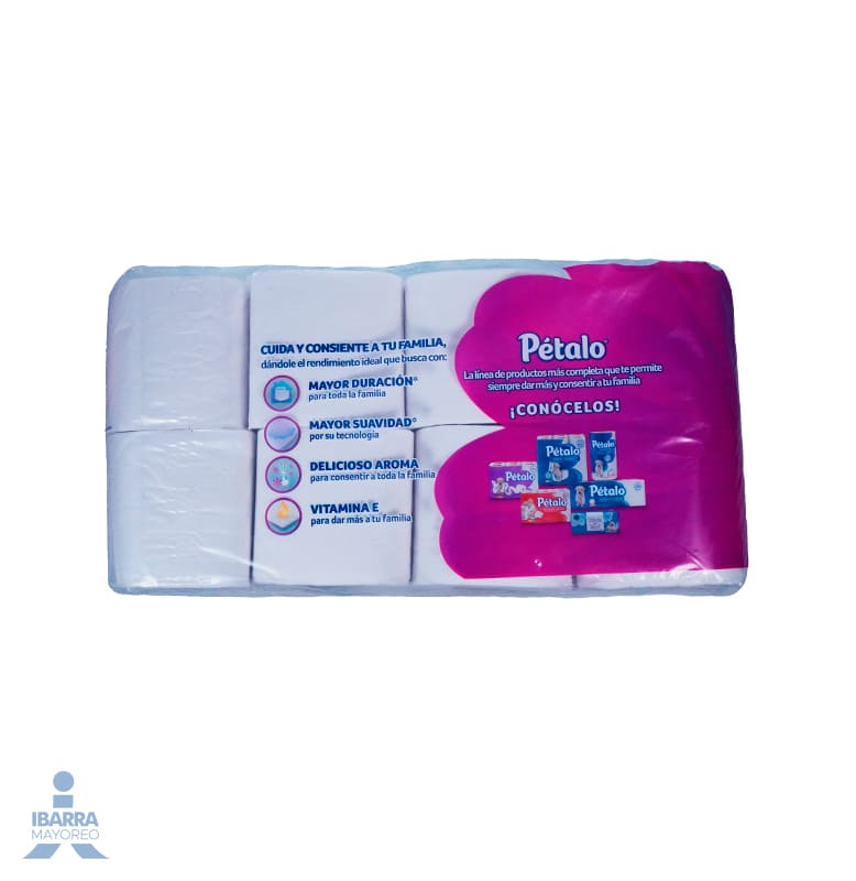 Papel Higiénico Pétalo Balance 234 hojas dobles 16 rollos