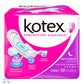 Toalla Sanitaria Kotex Nocturna con alas 10 pzas.