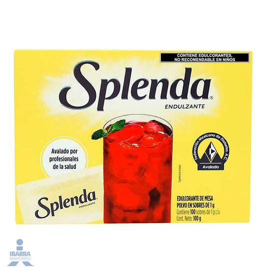 Sustituto de Azúcar Splenda 100 pzas.