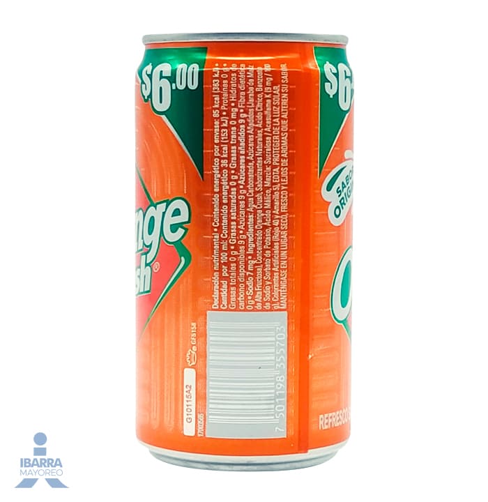 Refresco Orange Crush Original Lata 237 ml