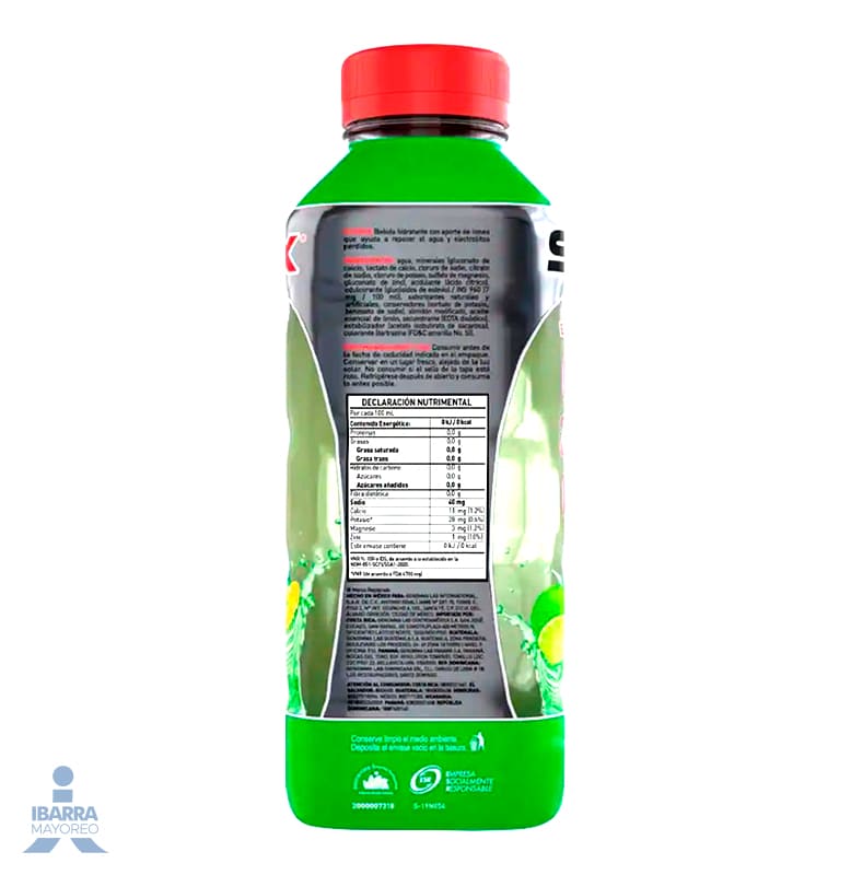Bebida Suerox Lima Limón 630 ml