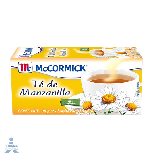 Té McCormick Manzanilla 25 pzas.