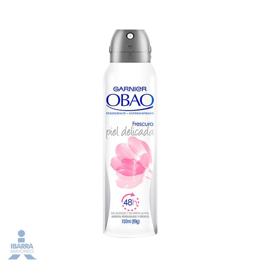 Desodorante Obao Mujer Piel Delicada Aerosol 150 ml