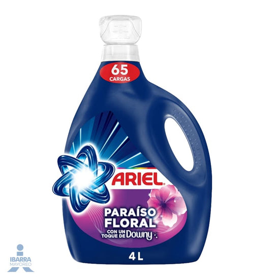 Detergente Ariel Líquido Paraíso Floral 4 L