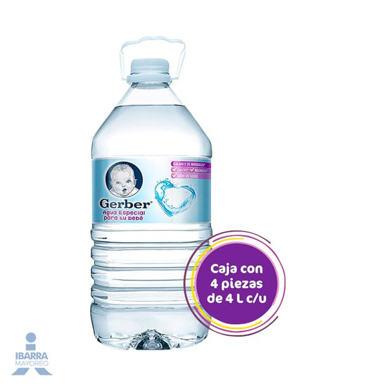 Agua Natural Gerber botella 4 L