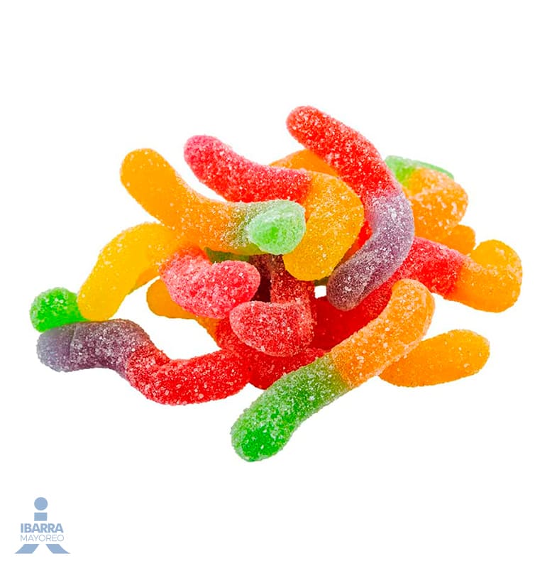 Goma de la Rosa Gummy Bery Lombriz 500 g