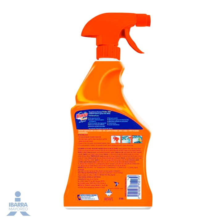 Limpiador Brasso Naranja Antigrasa Gatillo 650 ml