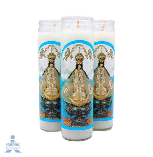 Veladora Luz Eterna Super Extra San Juan de Los Lagos