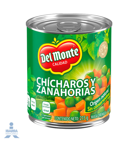 Chícharos y Zanahoria Del Monte 215 g