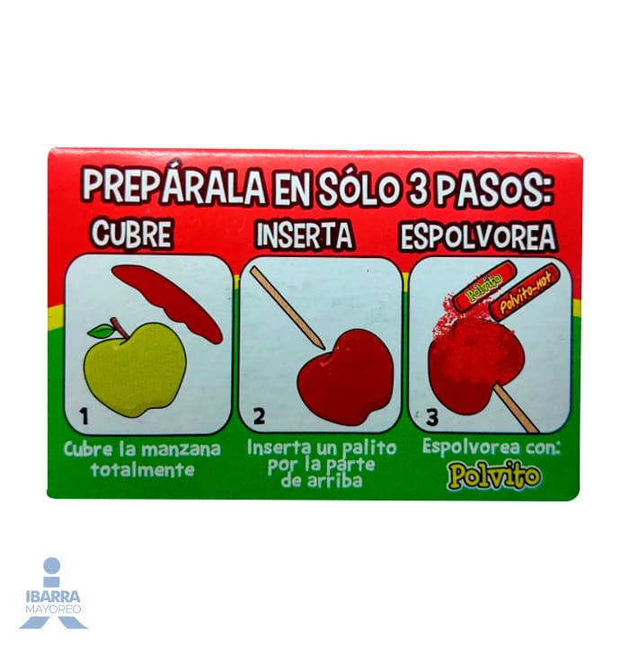 Pasta Picao Cubre Manzana Sabor Chamoy 400 g