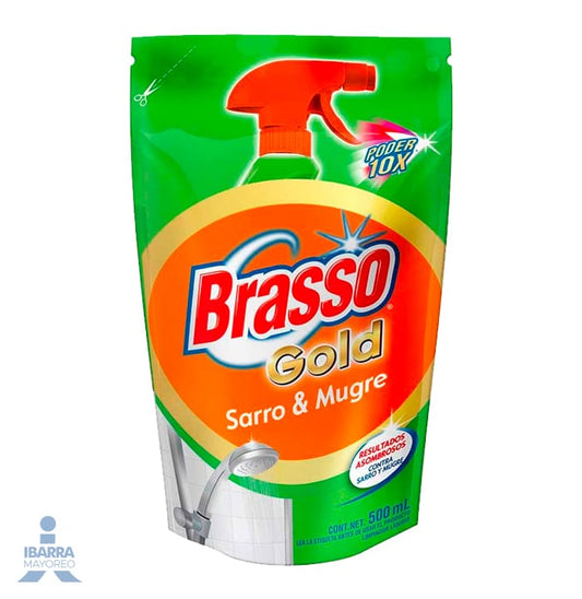 Limpiador Brasso Gold Sarro y Mugre Doy Pack 500 ml