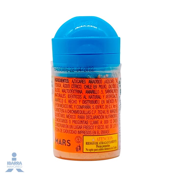 Paleta de Caramelo Lucas Sabor Mango 10 pzas.