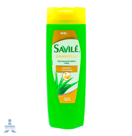 Shampoo Savilé Control Caída 2 en 1 180 ml