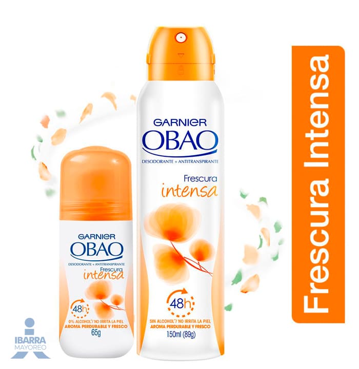 Desodorante Obao Mujer Frescura Intensa Roll On 65 g
