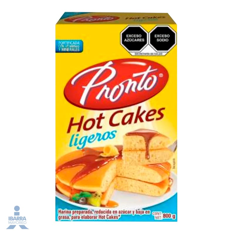 Harina para Hot Cakes Pronto Ligeros 800 g