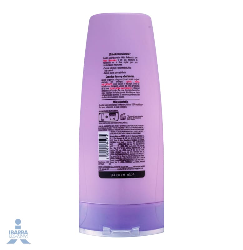 Acondicionador Loreal Elvive Hialurónico 370 ml