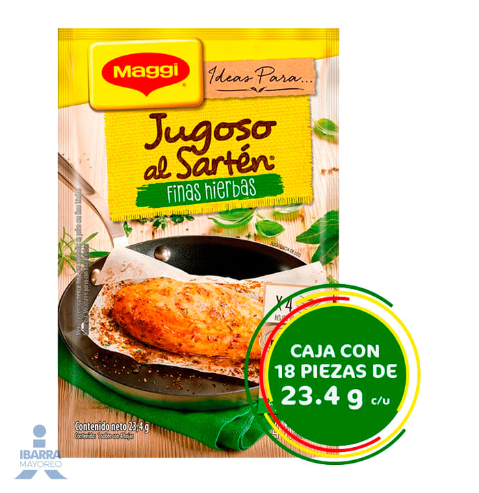Hoja sazonadora Maggi Jugoso al Sartén Finas Hierbas 23.4 g