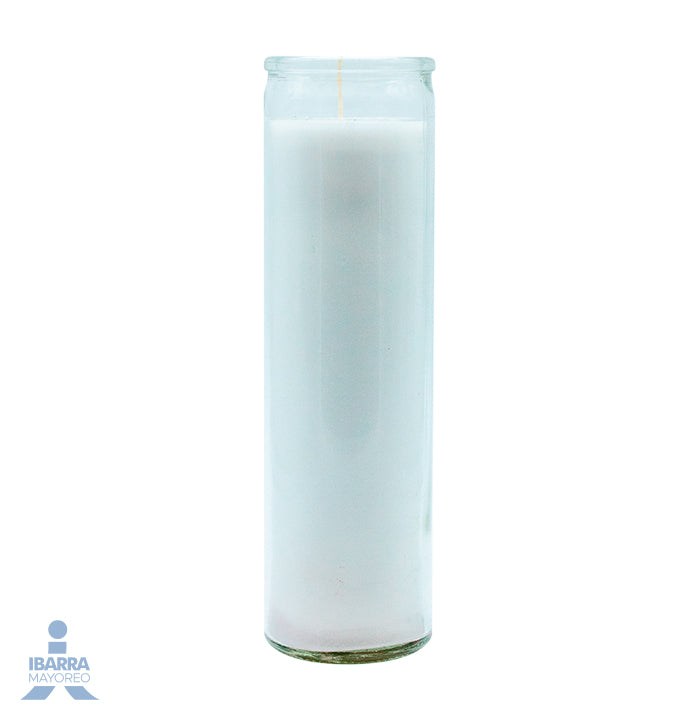 Veladora Mística Lisa Blanca 105P