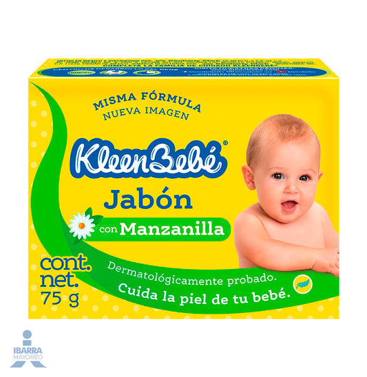 Jabón de tocador KleenBebé Manzanilla 75 g