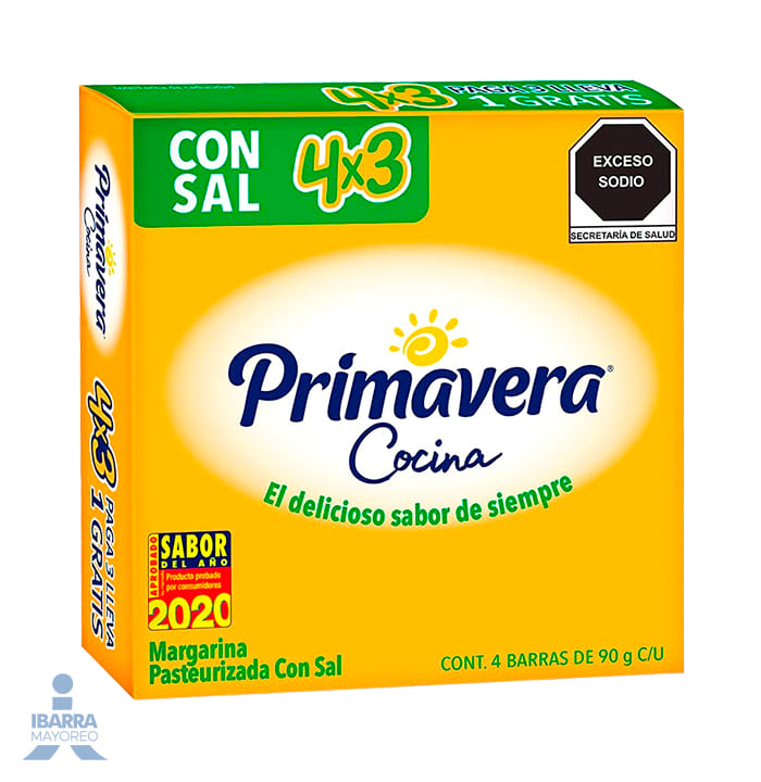Margarina Primavera con Sal Ahorrapack 360 g