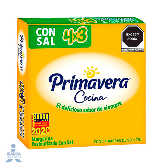 Margarina Primavera con Sal Ahorrapack 360 g