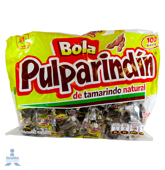 Pulpa de Tamarindo de la Rosa Pulparindín 100 pzas.