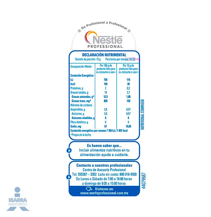 Media Crema Nestlé 1 L