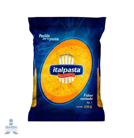 Pasta Italpasta Fideo Corto 200 g