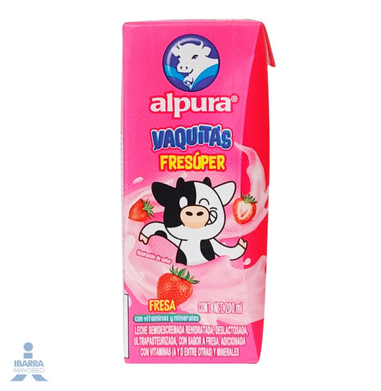 Leche Alpura Fresa 200 ml